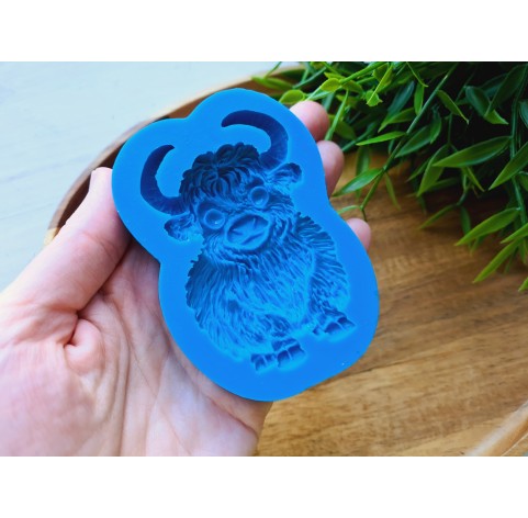 Silicone mold, Bull, ~ 5*7.3 cm, H:1.1 cm