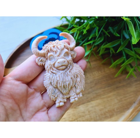Silicone mold, Bull, ~ 5*7.3 cm, H:1.1 cm