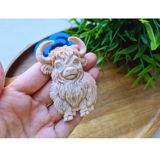 Silicone mold, Bull, ~ 5*7.3 cm, H:1.1 cm