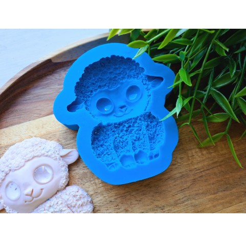 Silicone mold, Sheep, style 3, ~ 6.7*7.7 cm, H:1.3 cm