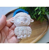 Silicone mold, Sheep, style 3, ~ 6.7*7.7 cm, H:1.3 cm