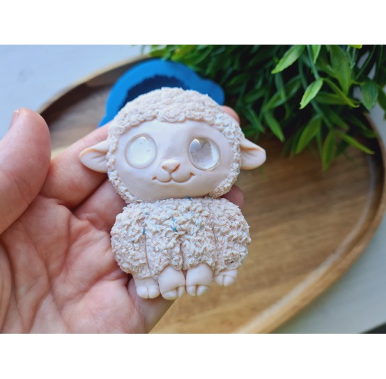 Silicone mold, Sheep, style 3, ~ 6.7*7.7 cm, H:1.3 cm