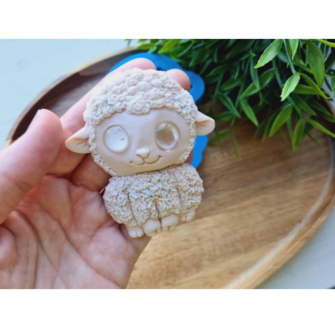 Silicone mold, Sheep, style 3, ~ 6.7*7.7 cm, H:1.3 cm