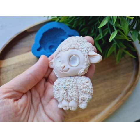 Silicone mold, Sheep, style 3, ~ 6.7*7.7 cm, H:1.3 cm