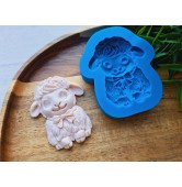 Silicone mold, Sheep, style 4, ~ 5*6.3 cm, H:1 cm