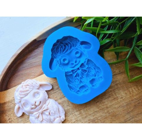 Silicone mold, Sheep, style 4, ~ 5*6.3 cm, H:1 cm