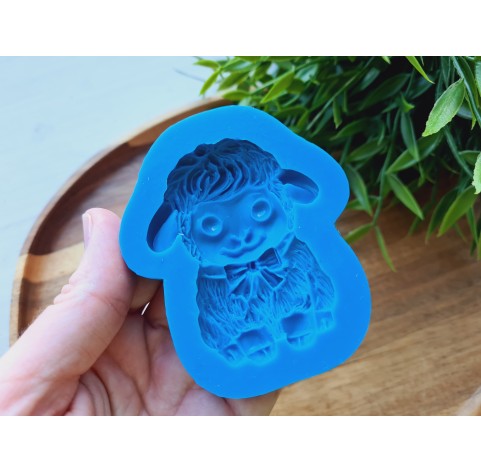 Silicone mold, Sheep, style 4, ~ 5*6.3 cm, H:1 cm