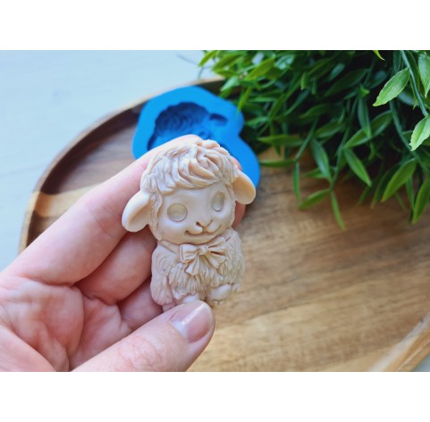 Silicone mold, Sheep, style 4, ~ 5*6.3 cm, H:1 cm
