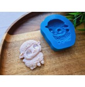 Silicone mold, Sheep, style 5, ~ 3.9*4.5 cm, H:0.8 cm
