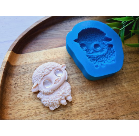 Silicone mold, Sheep, style 5, ~ 3.9*4.5 cm, H:0.8 cm