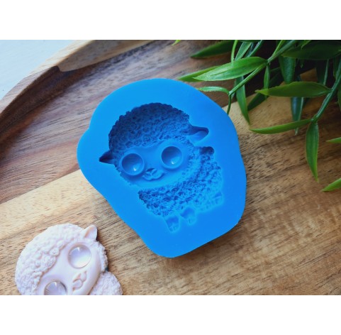 Silicone mold, Sheep, style 5, ~ 3.9*4.5 cm, H:0.8 cm