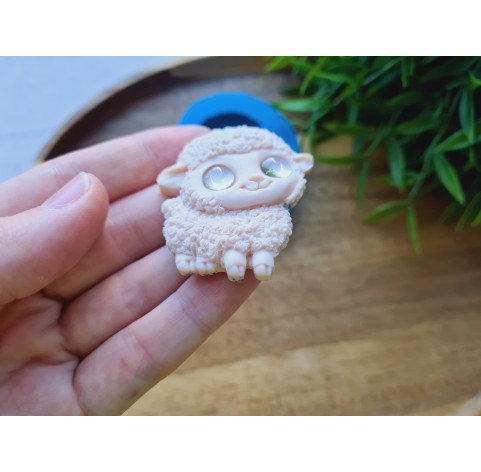 Silicone mold, Sheep, style 5, ~ 3.9*4.5 cm, H:0.8 cm