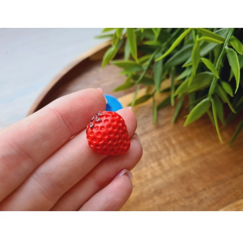 Silicone mold, Strawberry, style 10, half, ~ 1.7*2 cm, H:0.7 cm