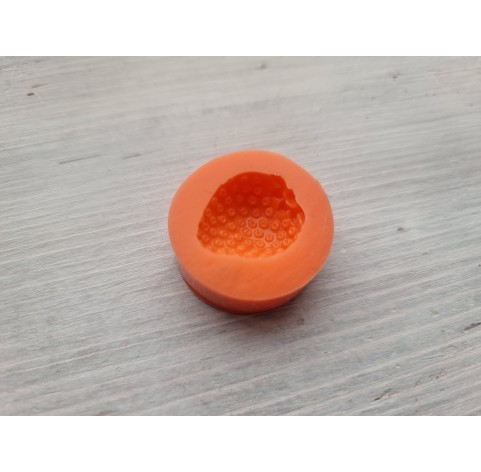 Silicone mold, Strawberry, style 10, half, ~ 1.7*2 cm, H:0.7 cm