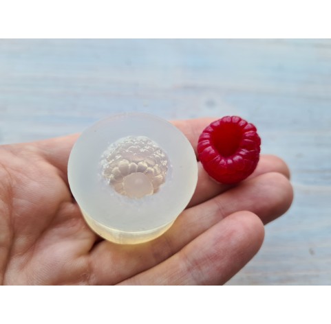 Silicone mold, Raspberry, style 9, inverted, ~ Ø 1.8 cm, H:1.6 cm