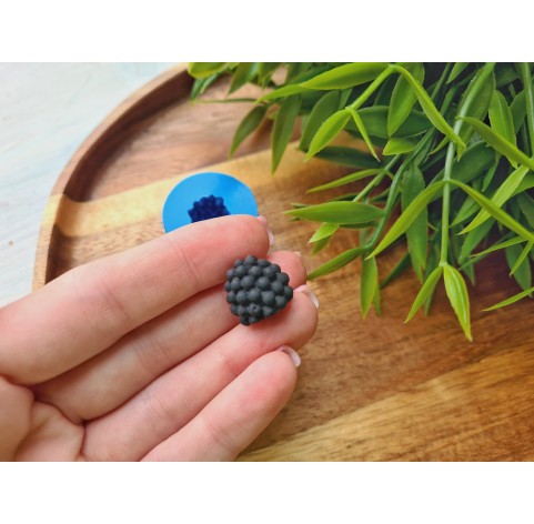 Silicone mold, Blackberry, style 1, ~ Ø 1.5 cm, H:1.4 cm