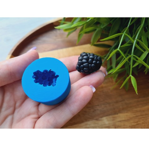 Silicone mold, Blackberry, style 4, on the side, ~ Ø 2-2.5 cm, H:2 cm