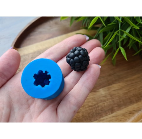 Silicone mold, Blackberry, style 5, inverted, ~ Ø 2 cm, H:1.8 cm