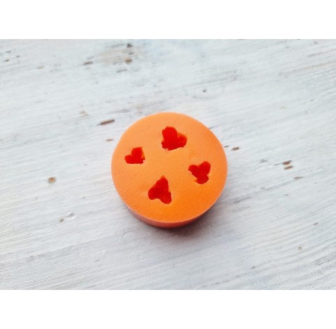 Silicone mold, Cloudberry, style 2, 4 elements, ~ Ø 0.9-1.4 cm, H:0.9-1.3 cm