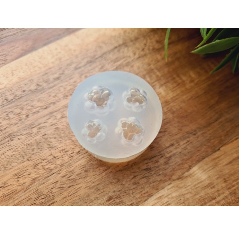 Silicone mold, Cloudberry, style 2, 4 elements, ~ Ø 0.9-1.4 cm, H:0.9-1.3 cm