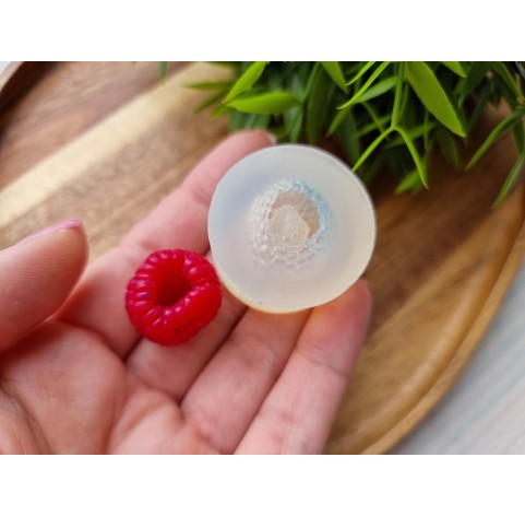 Silicone mold, Raspberry, style 22, deep form, ~ Ø 2-2.2 cm, H:1.8 cm, BAKE ONLY in the FORM