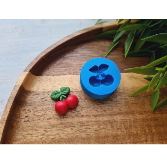 Silicone mold, Cherry, style 7, ~ Ø 1.8 cm, H:0.8 cm