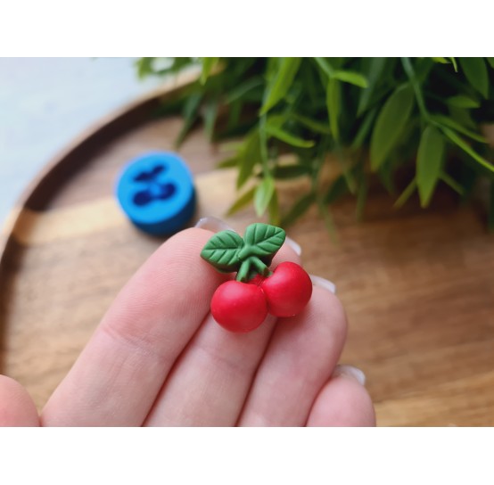 Silicone mold, Cherry, style 7, ~ Ø 1.8 cm, H:0.8 cm