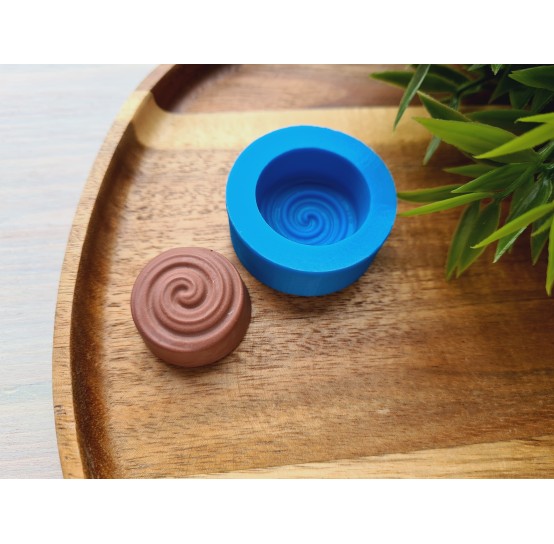 Silicone mold, Chocolate, style 15, ~ Ø 2.7 cm, H:1.4 cm