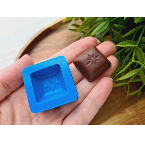 Silicone mold, Chocolate, style 21, ~ 2.4 cm, H:1 cm