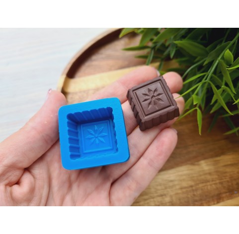 Silicone mold, Chocolate, style 28, ~ 2.5 cm, H:1.1 cm