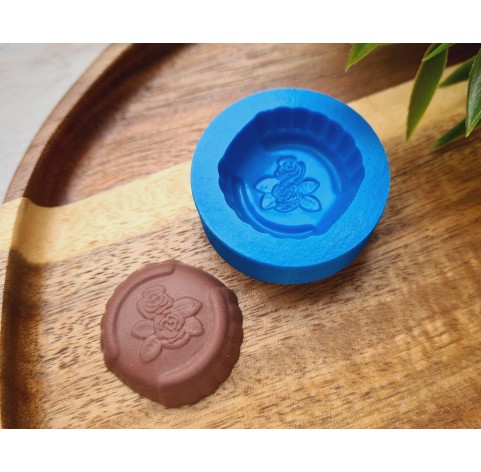 Silicone mold, Chocolate, style 37, ~ Ø 2.7*2.9 cm, H:0.9 cm