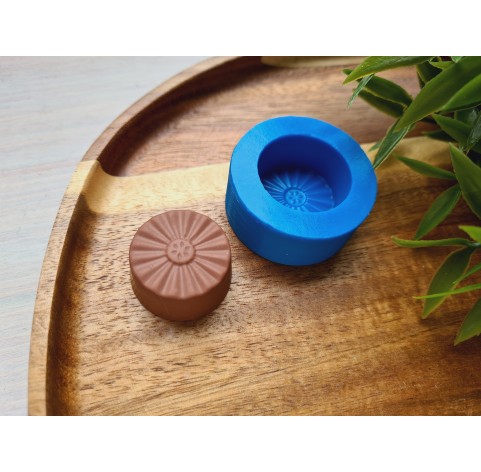 Silicone mold, Chocolate, style 38, ~ Ø 2.6 cm, H:1.3 cm