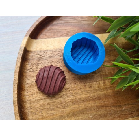 Silicone mold, Chocolate, style 41, ~ Ø 3cm, H:1.6 cm