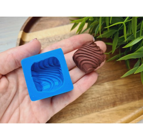 Silicone mold, Chocolate, style 43, ~ 2.8*3 cm, H:1.5 cm