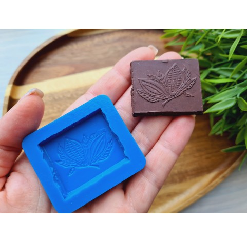 Silicone mold, Chocolate, style 44, ~ 3.2*4 cm, H:0.5 cm