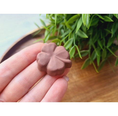 Silicone mold, Chocolate, style 45, clover, ~ 2.7*3.1 cm, H:1 cm