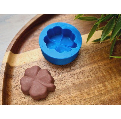 Silicone mold, Chocolate, style 45, clover, ~ 2.7*3.1 cm, H:1 cm