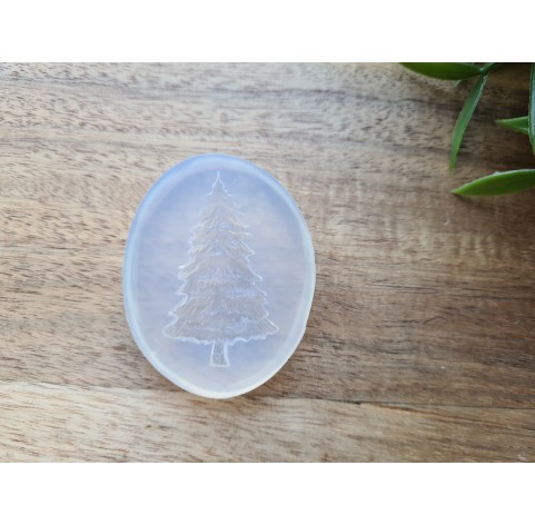 Silicone mold, Christmas tree, style 1, ~ 2.5*4.3 cm, H:0.5 cm