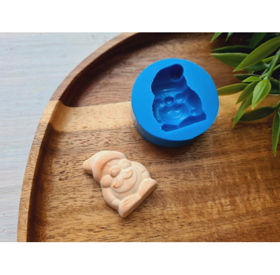 Silicone mold, Gingerbread, style 9, dwarf, ~ 2.2*3 cm, H:1 cm