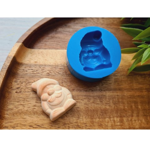 Silicone mold, Gingerbread, style 9, dwarf, ~ 2.2*3 cm, H:1 cm