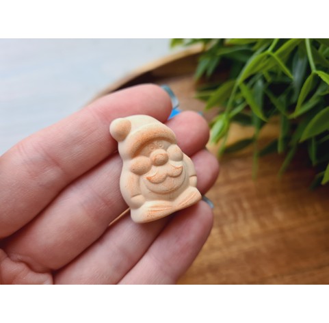 Silicone mold, Gingerbread, style 9, dwarf, ~ 2.2*3 cm, H:1 cm