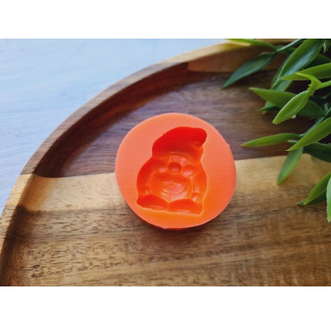 Silicone mold, Gingerbread, style 9, dwarf, ~ 2.2*3 cm, H:1 cm