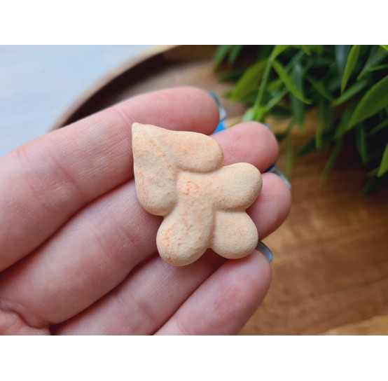 Silicone mold, Gingerbread, style 10, spruce, ~ 2.7*3.6 cm, H:0.5 cm