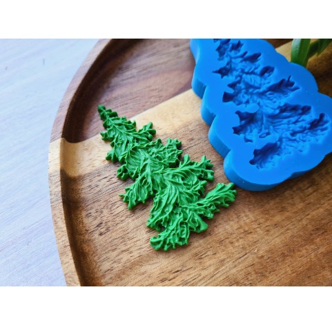 Silicone mold, Christmas tree, style 3, ~ 3.6*6.2 cm, H:0.6 cm