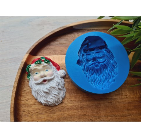 Silicone mold, Santa Claus, style 1, ~ 4.7*6.5 cm, H:1.8 cm