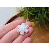 Silicone mold, Snowflake, style 8, ~ Ø 1.9 cm, H:0.4 cm