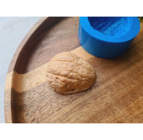 Silicone mold, Walnut, style 2, shell, ~ 3*3.3 cm, H:1.4 cm