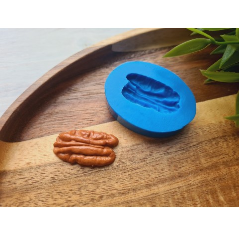 Silicone mold, Pecan nut, ~ 1.6*2.8 cm, H:0.5 cm