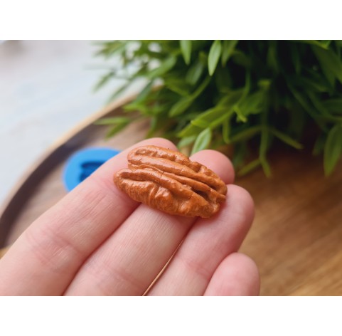 Silicone mold, Pecan nut, ~ 1.6*2.8 cm, H:0.5 cm