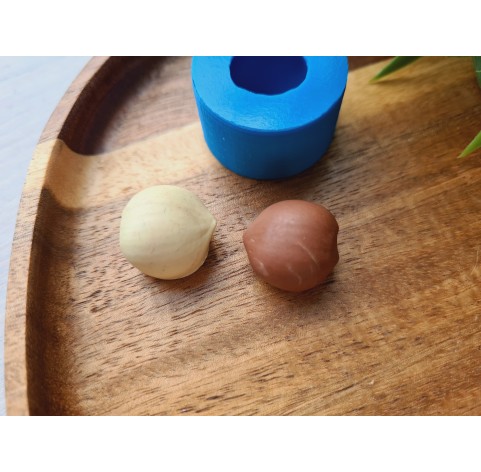 Silicone mold, Hazelnut, style 2, in shell, ~ 1.6*1.8 cm, H:1.2 cm